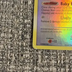 2007 Pokemon Happiny Diamond & Pearl 52/123 Stamped Reverse Holo - Image 3