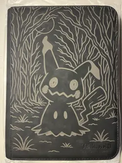Pokemon Mimikyu Laser Engraved Binder/ Made To Order! Engraved/Shipped In USA - Image 1