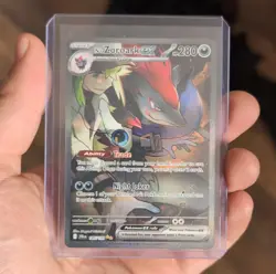 Pokemon N's Zoroark EX 185/159 Sv09 Secret Illustration Rare Holo EX 280 HP - Image 1