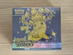 Pokemon TCG Surging Sparks Pokemon Center Elite Trainer Box + Protector Sealed - Image 1
