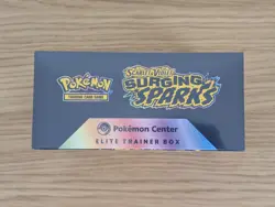 Pokemon TCG Surging Sparks Pokemon Center Elite Trainer Box + Protector Sealed - Image 4