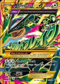 Pokemon M Rayquaza EX (Shiny Full Art) Ultra Rare - Image 1