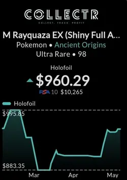 Pokemon M Rayquaza EX (Shiny Full Art) Ultra Rare - Image 2