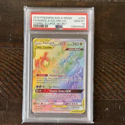Pokemon Naganadel & Guzzlord GX 260/236 Secret Rare SM Cosmic Eclipse PSA 10 - Image 1