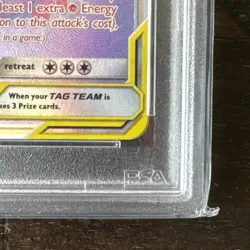 Pokemon Naganadel & Guzzlord GX 260/236 Secret Rare SM Cosmic Eclipse PSA 10 - Image 2