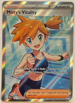 Pokemon TCG Misty's Vitality #111 Ultra Rare Full Art Holo 2026 Pitch Black NM - Image 2