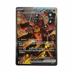 Pokemon Company Volcanion EX Ultra Rare Full Art Holo Steam Siege 182/159 EN - Image 1