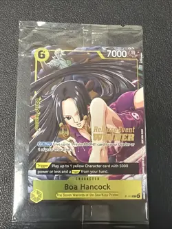 One Piece TCG Boa Hancock- P-115 OP15 Release Event Winner Promo SEALED S - Image 1