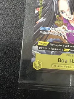 One Piece TCG Boa Hancock- P-115 OP15 Release Event Winner Promo SEALED S - Image 5