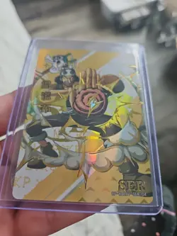 One Piece Holo Foil OP-WA202 SER04 Collector Trading Card Usopp - Image 3