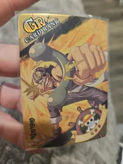 One Piece Holo Foil OPO1-GR04 Collector Trading Card Usopp - Image 2