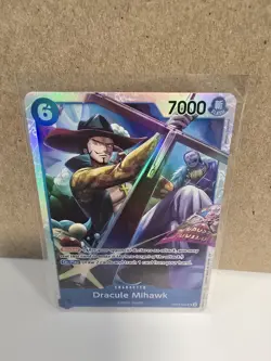 One Piece TCG English OP09-048 Dracule Mihawk SR Foil - Image 1