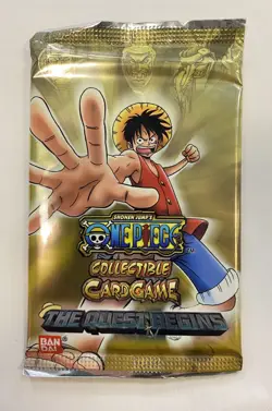 2005 Bandai One Piece CCG The Quest Begins Sealed Booster Pack - Image 1