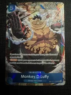 One Piece TCG Monkey.D.Luffy - OP11-058 (TR) Carrying On His Will Treasure Rare - Image 1