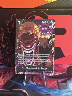 St. Shepherd Ju Peter (Alternate Art) OP13-084 Carrying On His Will Foil - Image 1