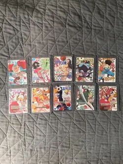 Bandai One Piece Card Game Round1 FULL SET 10-Card Character Lot English 2026 - Image 1