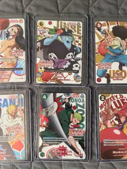 Bandai One Piece Card Game Round1 FULL SET 10-Card Character Lot English 2026 - Image 4