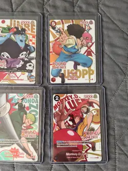 Bandai One Piece Card Game Round1 FULL SET 10-Card Character Lot English 2026 - Image 5
