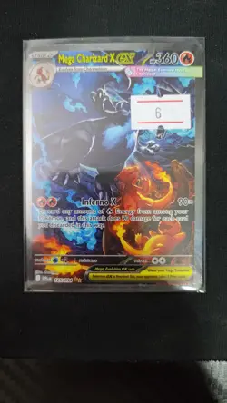 Mega Charizard X EX SIR 125/094 Pokemon Phantasmal Flames Card 6 - Image 1