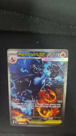 Mega Charizard X EX SIR 125/094 Pokemon Phantasmal Flames Card 6 - Image 3