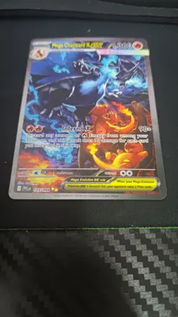 Mega Charizard X EX SIR 125/094 Pokemon Phantasmal Flames Card 6 - Image 5