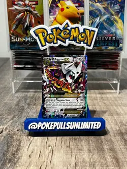 Mega Aggron EX XY Primal Clash 94/160 Pokemon Card - Image 1