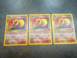 Lot Of 3 Cards Wizards Flareon 19/64 Jungle Regular Rare 70 HP English Unlimited - Image 1