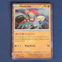 Hawlucha 118/198 - Scarlet & Violet - Rare Holo Pokemon Card - NM - Image 1
