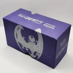 SUN & MOON POKEMON CARD TRAINER STORAGE BOX LUNALA EMPTY BOX ONLY GENTLY USED - Image 2