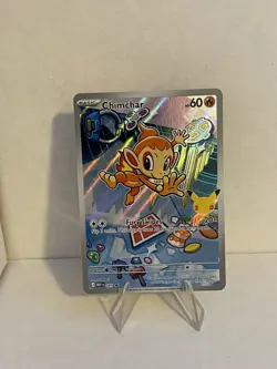 Pokemon TCG Chimchar 041 Black Star Promo Card 30th Anniversary - Image 1