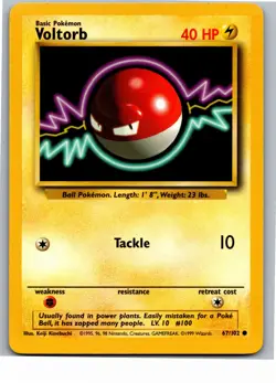 Voltorb Holo Trading Card Game Classic 010/034 2023 - Image 1