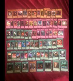 Lot Of (75) Vintage You-Gi-Oh Game Cards - Image 1