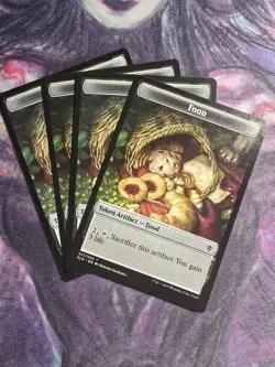 4x Food Token (017) Throne of Eldraine Regular x4 - Image 1
