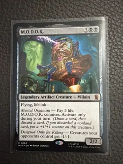 M.O.D.O.K. Marvel Super Heroes Mythic Rare Magic The Gathering - Image 1