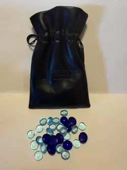 Magic the Gathering Bag w/ 29Glass Beads/Counters, VTG 90's MTG - Image 1