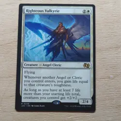 Righteous Valkyrie. Jumpstart J25 Rare Regular MTG - Image 1