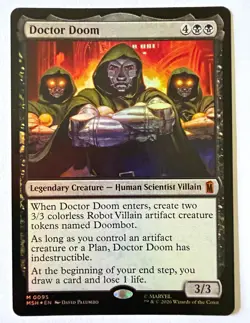 Doctor Doom #0095 Foil MTG Marvel Super Heroes Near Mint - Image 1