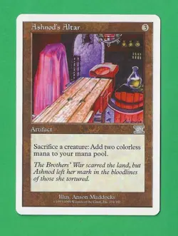 1997 Magic the Gathering - Ashnod's Altar - Fifth - 5th Edition MTG - Image 1