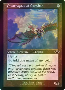 MTG Ornithopter of Paradise Foil ** Modern Horizons 2 ** English - Image 1