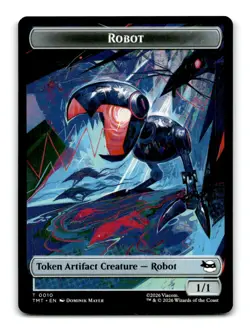Robot // Food Token 10 // 8 TMNT Magic: The Gathering NM/M ~09863 - Image 1