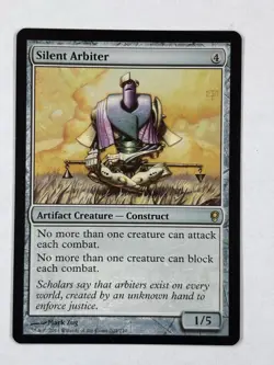MTG Magic the Gathering Silent Arbiter Conspiracy Regular Rare Card - Image 1