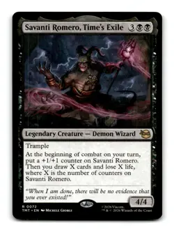 Savanti Romero, Time's Exile 0072 Rare TMNT Magic: The Gathering NM/M ~09934 - Image 1