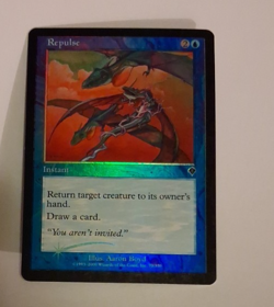 Repulse LP/MP FOIL MTG Invasion Magic the Gathering - Image 1