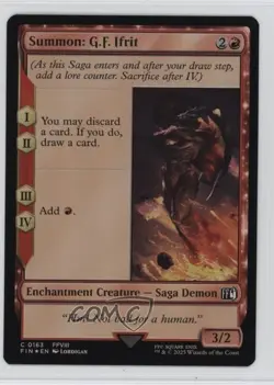 Summon: GF Ifrit Foil Magic: Final Fantasy FIN #0163 - Image 1
