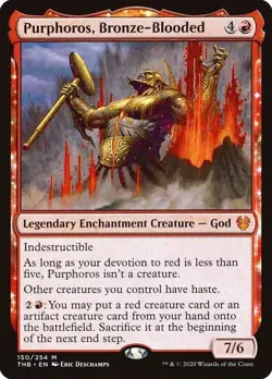 Purphoros, Bronze-Blooded MTG THB NM Non Foil Theros Beyond Death Fast Shipping - Image 1