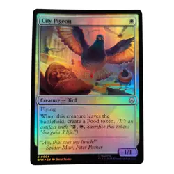 City Pigeon #4 Regular Foil Common MTG 2025 Marvel's Spider-Man (SPM) - Image 1