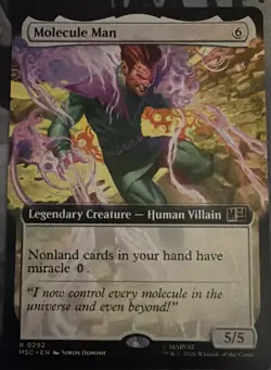 Molecule Man (Extended Art) 0292 (R) MTG Commander: Marvel Super Heroes (MSC) - Image 1