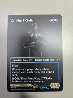 King T'Challa (Borderless) (0373) Marvel Super Heroes Non-Foil - Image 1