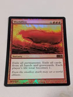 Magic: The Gathering Magic 2013 Worldfire Foil - Image 1