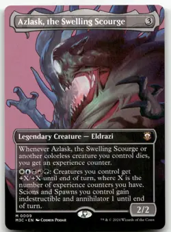Azlask, the Swelling Scourge (Borderless) #9 NM Modern Horizons 3 M3C Magic MTG - Image 1